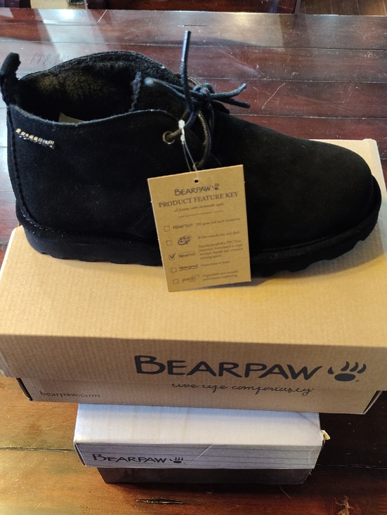 BearPaw Shoes - BearPaw Black Suede Lace-Up Chukka Boot